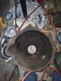 Jeep T18 Buick V8 Bell Housing - Inside View