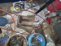 Jeep T18 Buick V8 Bell Housing, Input Shaft, Bearing Retainer - All Parts View